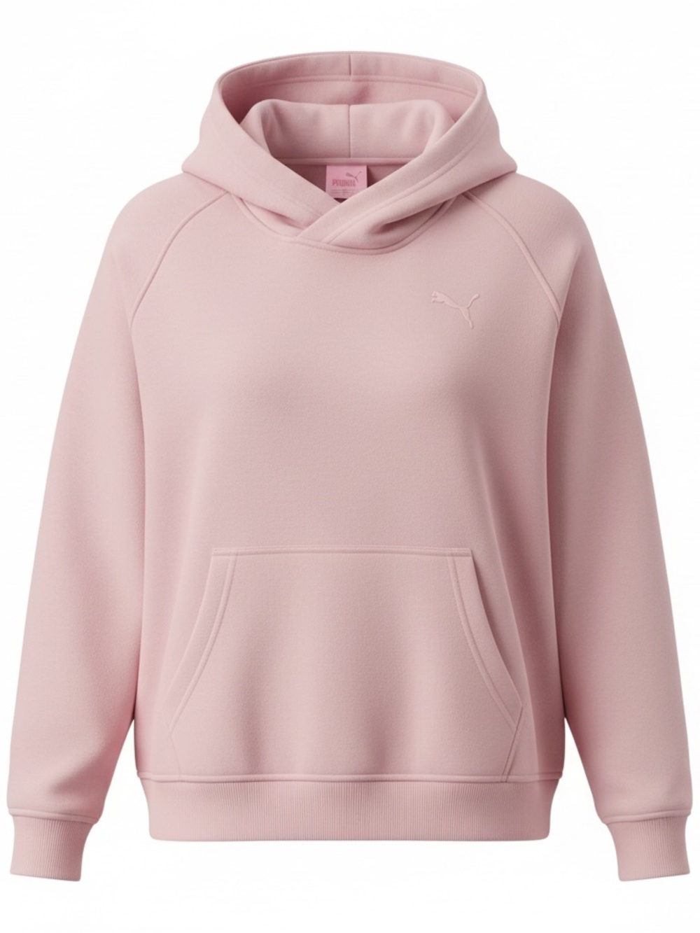 Puma Women's Light Pink V-Neck Pullover Sweater - Picture 2 of 13